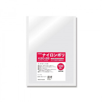 シモジマ HEIKO(ヘイコー) 006679815 ナイロンポリ K 20-28 100枚