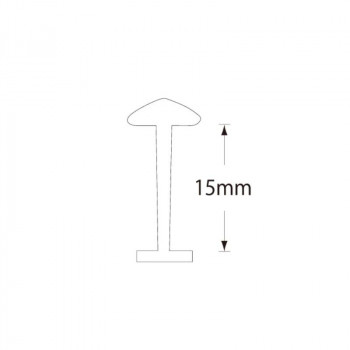 シモジマ HEIKO(ヘイコー) 003736102 ヘイコー タグピン スタンダード 15mm 10000本入 1箱