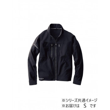 桑和 8012-00 長袖ブルゾン Sサイズ ブラック(4) G.G.