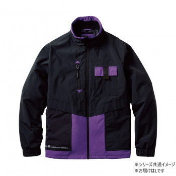 桑和 0534-00 防寒ブルゾン(防風.透湿) Lサイズ パープル(63) G.G.