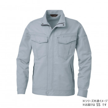 桑和 5042-00 長袖ブルゾン SSサイズ グレー(7) SOWA