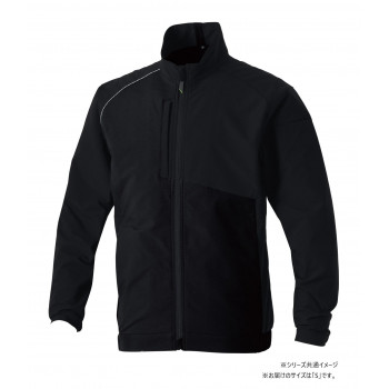 桑和 7532-00 長袖ブルゾン Sサイズ ブラック(4) SOWA