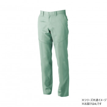 桑和 9669-99 スラックス(ノータック.脇ゴム) 4Lサイズ モスグリーン(107) SOWA