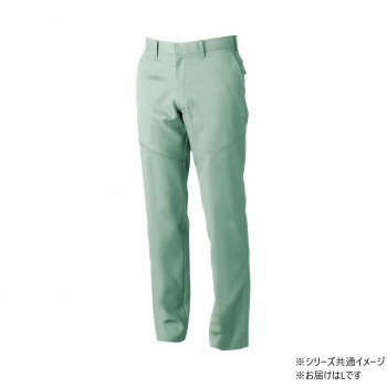 桑和 9669-99 スラックス(ノータック.脇ゴム) Lサイズ モスグリーン(107) SOWA