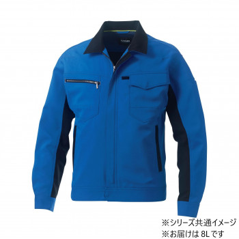 桑和 962 長袖ブルゾン 8Lサイズ ブルー(8) SOWA