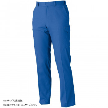 桑和 3008-08 カーゴパンツ GLLサイズ ブルー(8)