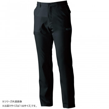 桑和 3018-08 カーゴパンツ 130サイズ ブラック(4)
