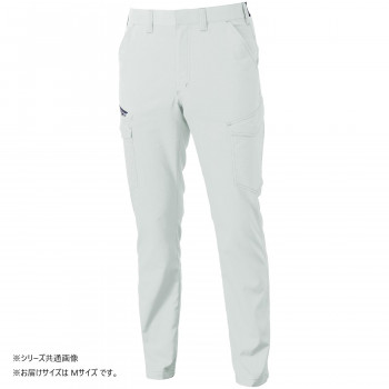 桑和 3478-08 カーゴパンツ Mサイズ シルバーグレー(22)