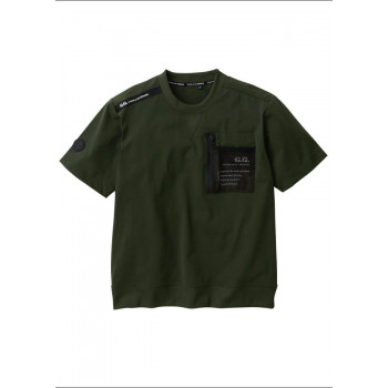 桑和 8255-53 半袖Tシャツ Lサイズ アーミー(82) G.G.
