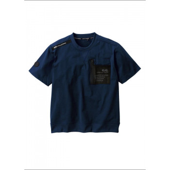 桑和 8255-53 半袖Tシャツ LLサイズ ネイビー(1) G.G.
