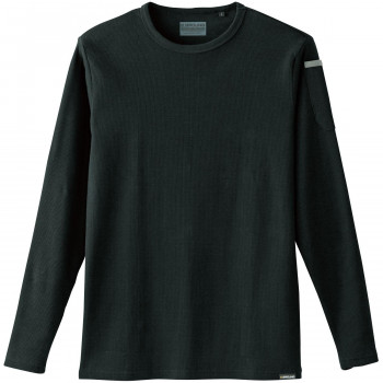 桑和 50712 長袖Tシャツ Lサイズ ブラック(4) G.GROUND