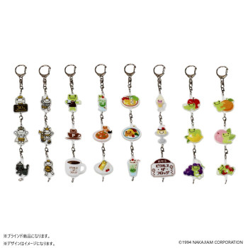 かえるのピクルス つながる3連キーホルダー(全8種)/BOX かえるのピクルス
