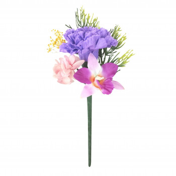 お供え用 ミニ仏花 プリザーブドフラワー 想花(そうか) パープル C34860