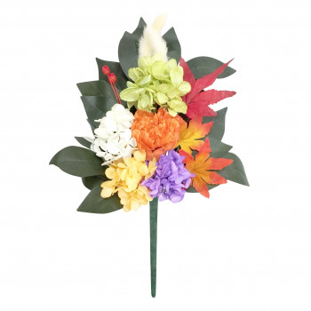 お供え用 四季仏花 プリザーブドフラワー 霜月(シモツキ) モミジ S C37511S