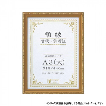 大仙　賞状額　金消　PET　A2・クンキ　箱入　33J041E4800