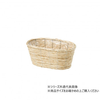 大橋新治商店 マイスオーバルプランターD4Wホワイト 29-554