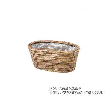 大橋新治商店 マイスオーバルプランターD4Wブラウン 29-564