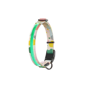 ルークラン ドッグネス LED首輪 M アブストイエロー ペット用品