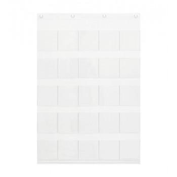日本製　SAKI(サキ) DISPLAY STORAGE POCKET VERTICAL POSTCARD  25P S-524
