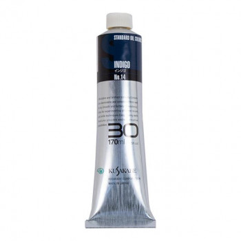 クサカベ スタンダードオイルカラー(S) 油絵具 30号 170ml インジゴ 014
