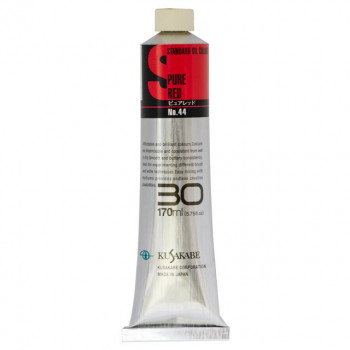 クサカベ スタンダードオイルカラー(S) 油絵具 30号 170ml ピュアレッド 044