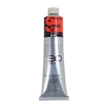 クサカベ スタンダードオイルカラー(S) 油絵具 30号 170ml ルミナスレッド 090