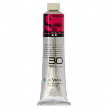 クサカベ スタンダードオイルカラー(S) 油絵具 30号 170ml ルミナスピンク 091
