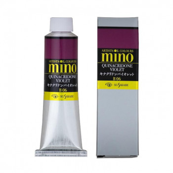 クサカベ ミノー油絵具 9号 40ml キナクリドンバイオレット M9-06