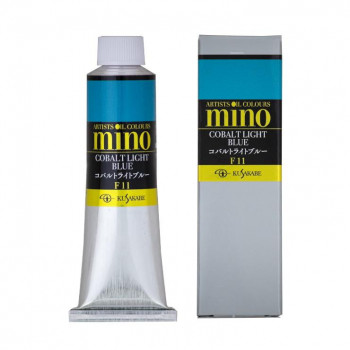 クサカベ ミノー油絵具 9号 40ml コバルトライトブルー M9-11