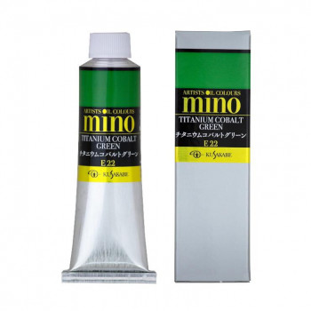 クサカベ ミノー油絵具 9号 40ml チタニウムコバルトグリーン M9-22