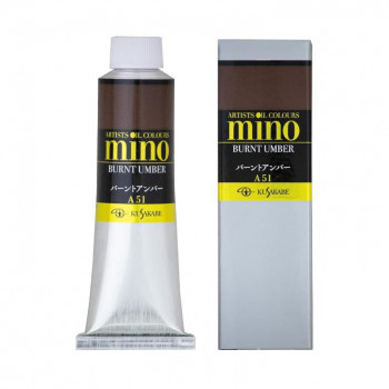 クサカベ ミノー油絵具 9号 40ml バーントアンバー M9-51