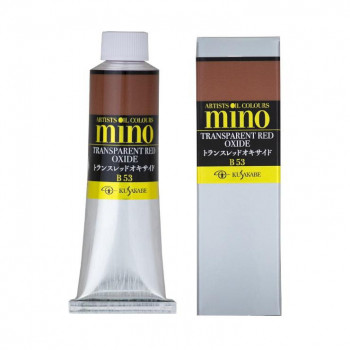 クサカベ ミノー油絵具 9号 40ml トランスレッドオキサイド M9-53