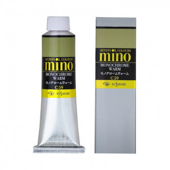 クサカベ ミノー油絵具 9号 40ml モノクロームウォーム M9-59
