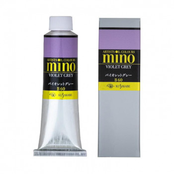クサカベ ミノー油絵具 9号 40ml バイオレットグレー M9-60