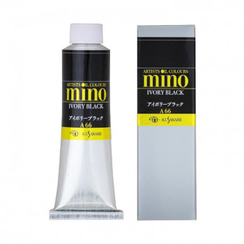 クサカベ ミノー油絵具 9号 40ml アイボリーブラック M9-66