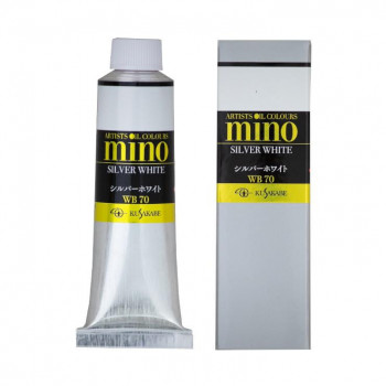 クサカベ ミノー油絵具 9号 40ml シルバーホワイト M9-70