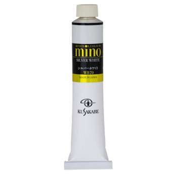 クサカベ ミノー油絵具 20号 110ml シルバーホワイト M20-70