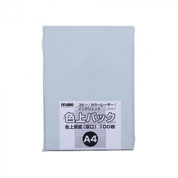 ミューズ 色上パック 色上質紙 A4 うす水
