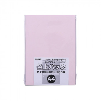 ミューズ 色上パック 色上質紙 A4 桜