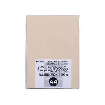 ミューズ 色上パック 色上質紙 A4 肌