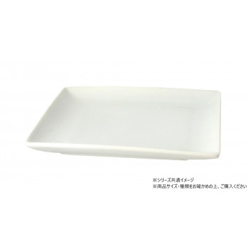 ホワイト スクエアプレート 17cm 704005