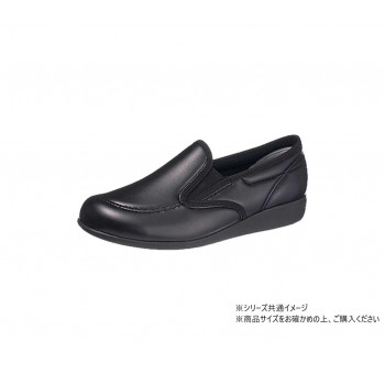 快歩主義 L172 婦人用 24.5cm ブラックスムース 513769 W2765