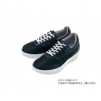 blu ブリュー コンフォートシューズ アネモネ 男女兼用 23.5cm ブラック 486620 W2574
