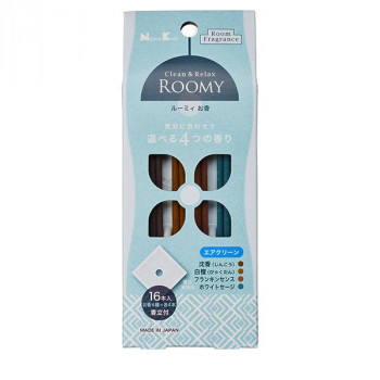 日本香堂 ROOMY Clean&Relax エアクリーン アソート16本入 37172