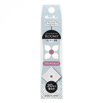 日本香堂 ROOMY Clean&Relax フランキンセンス 20本入 37183