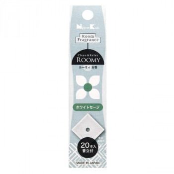 日本香堂 ROOMY Clean&Relax ホワイトセージ 20本入 37184