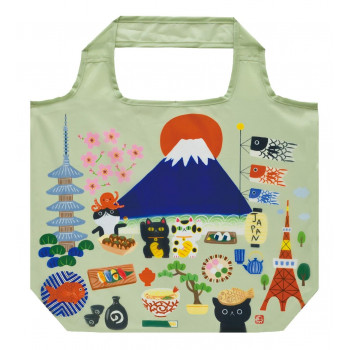ユーパワー 糸井忠晴 エコバッグ Mサイズ 「JAPAN」 IT-01066