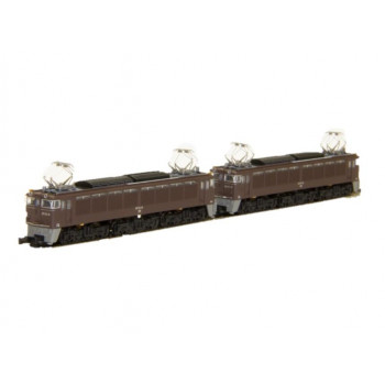 トイテック EF63形電気機関車 2次形 茶 重連セット T038-2