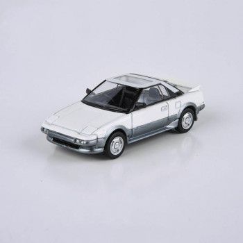 JADI B トヨタ MR2 MK1 85 ホワイト/シルバー LHD 1/64スケール PA55365