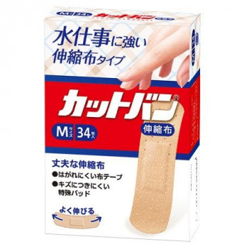 カットバン 伸縮布 M 34枚 300046